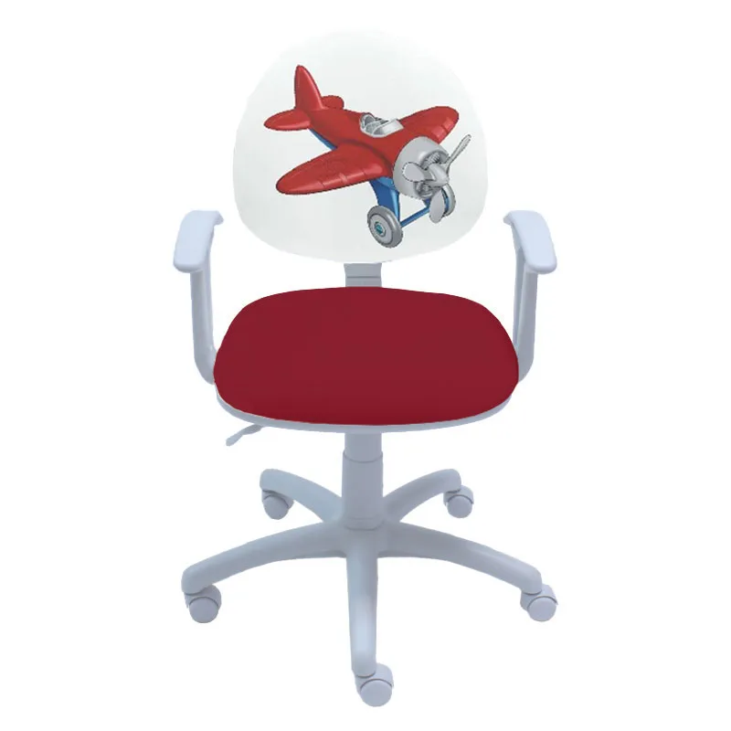 Детски стол Smart White Red Plane
