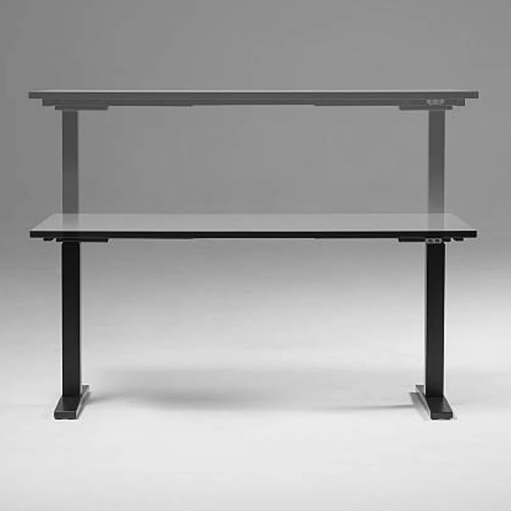 Основа за бюро EUP2 с електрическа регулация – RAL 9010 Pure White BI, WH, W, снимка 4