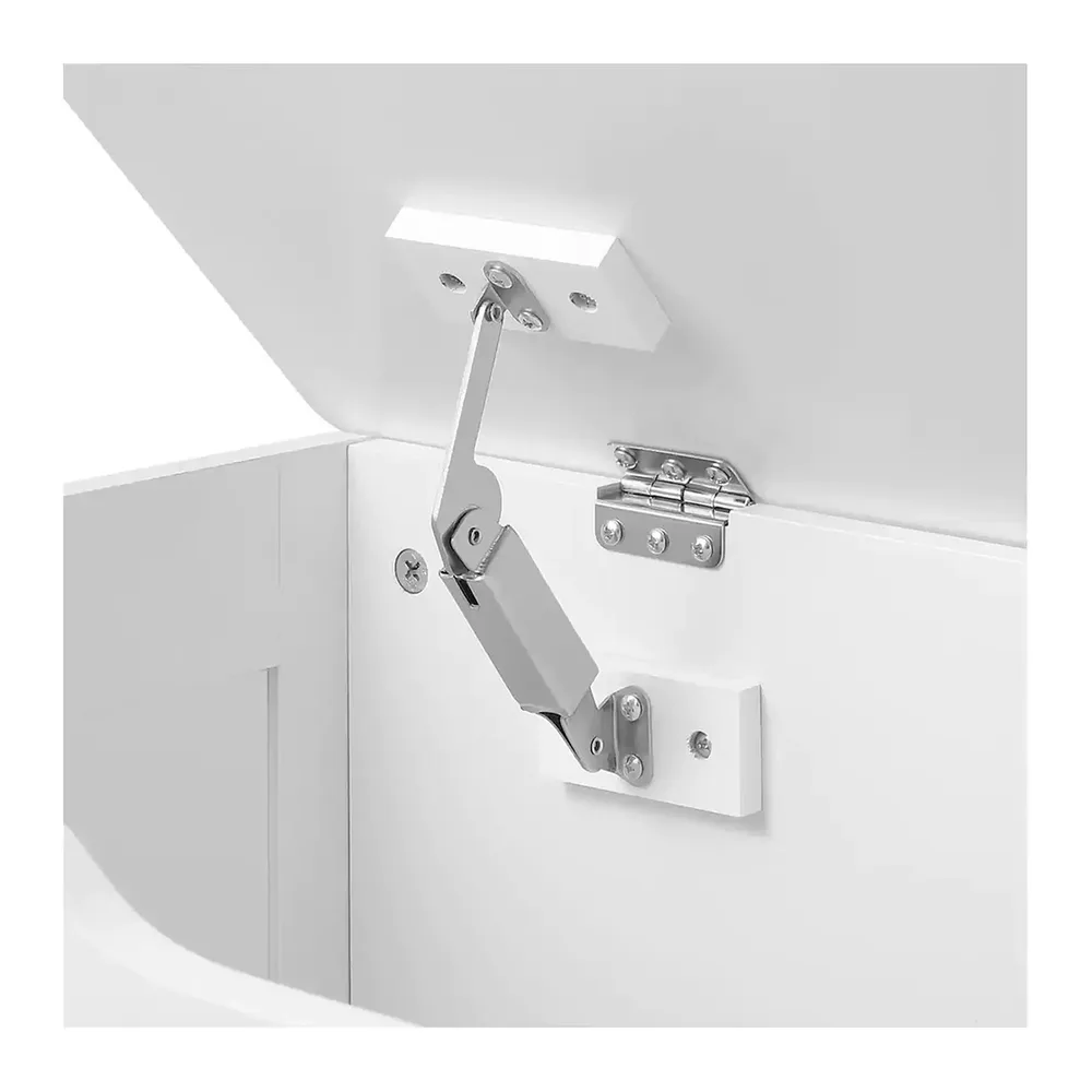 Детска ракла за играчки и пейка 2 в 1 дървена JWTR-3086 WHITE, снимка 9