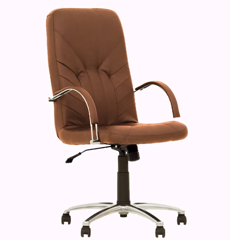 Мениджърски стол Manager Steel V – бордо (V16), снимка 2