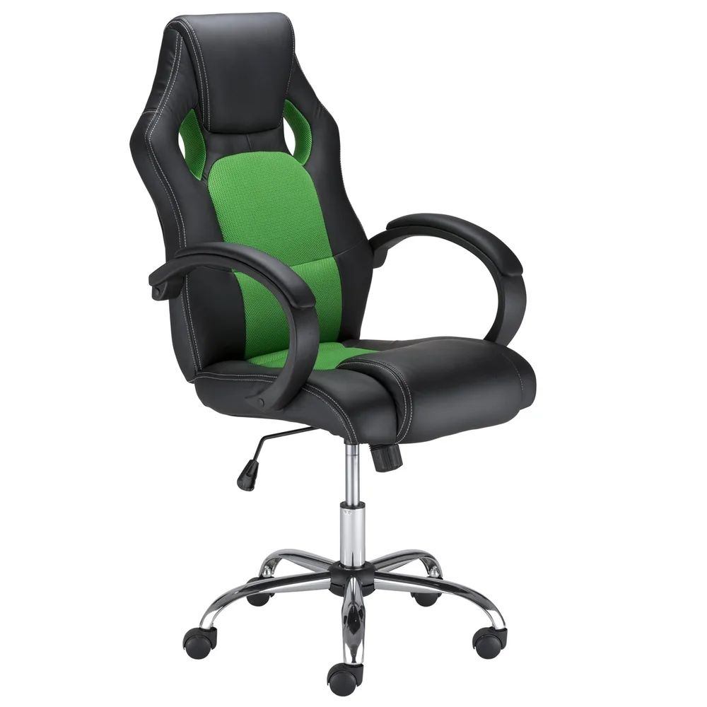 Геймърски стол Race Steel – Race Red, снимка 2