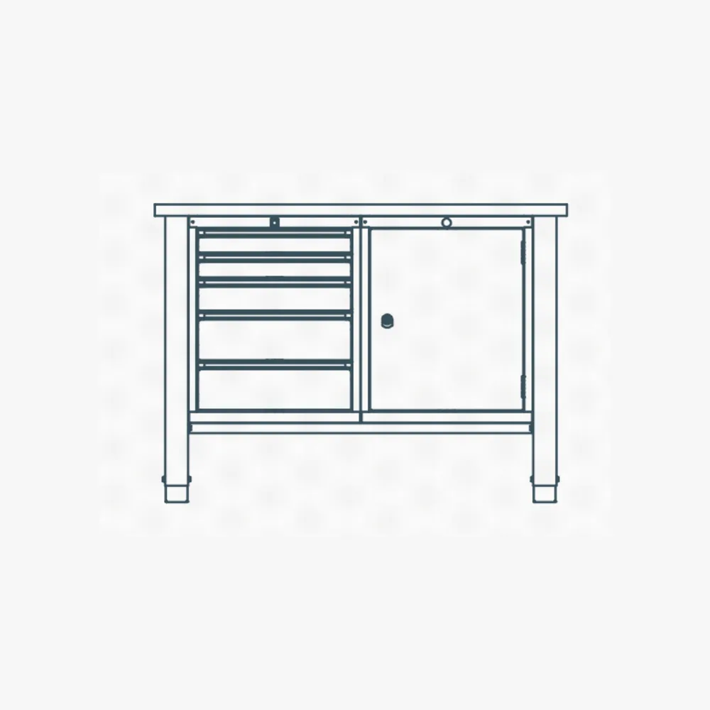 Работна маса SWT 12/3, снимка 3