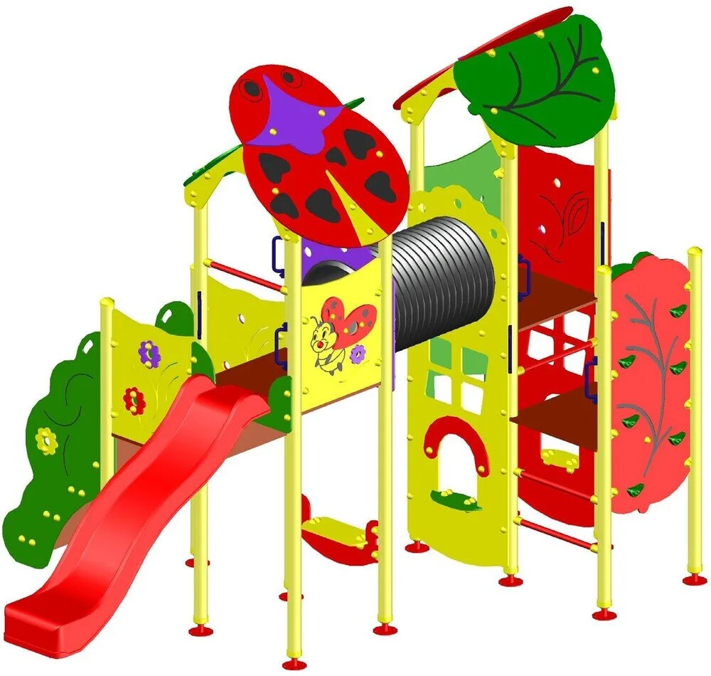 Комбинирано детско съоръжение LADYBUGS PS0009-1