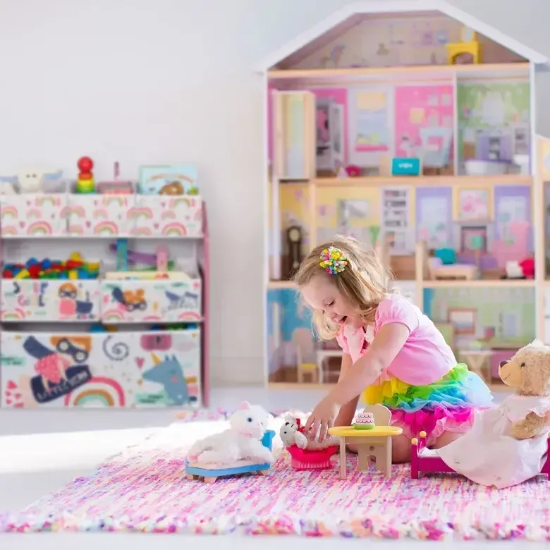 Детска етажерка с 6 кутии - Little Girl, снимка 3