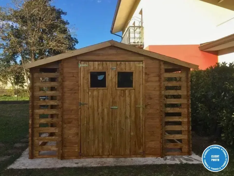 Барака с два навеса - 312 × 200 см – 5 м², снимка 5