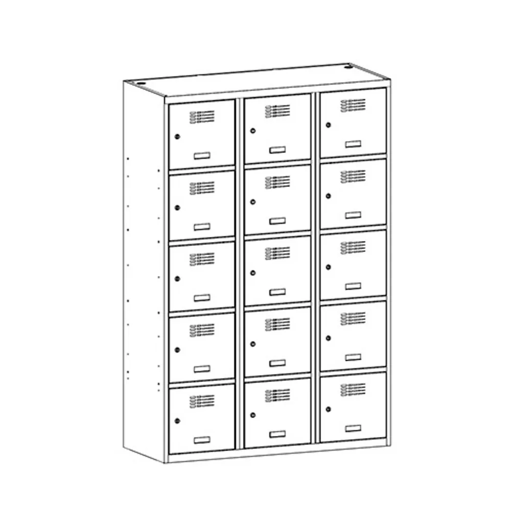 Метален шкаф Sus 435 W – RAL 7035 Light grey MALOW, снимка 4