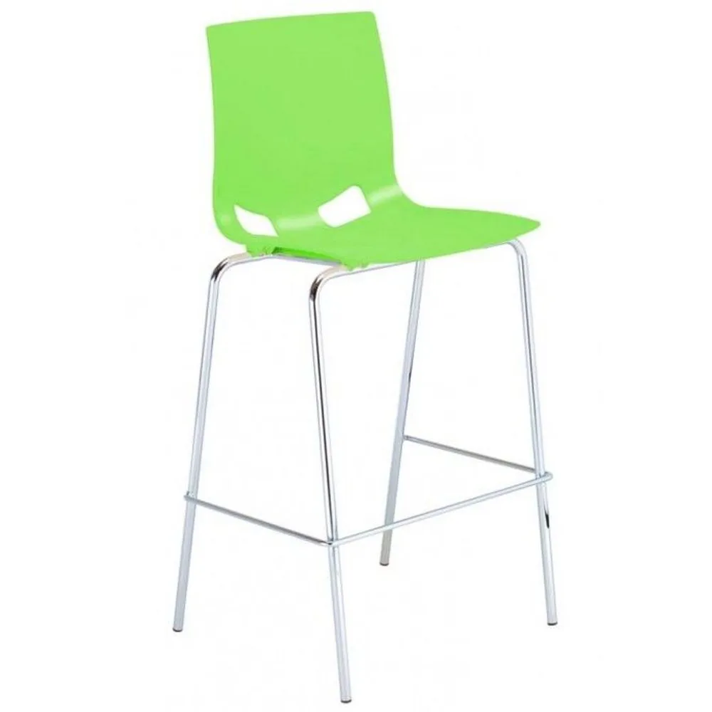 Бар стол Fondo Hocker – Gloss Orange, снимка 2