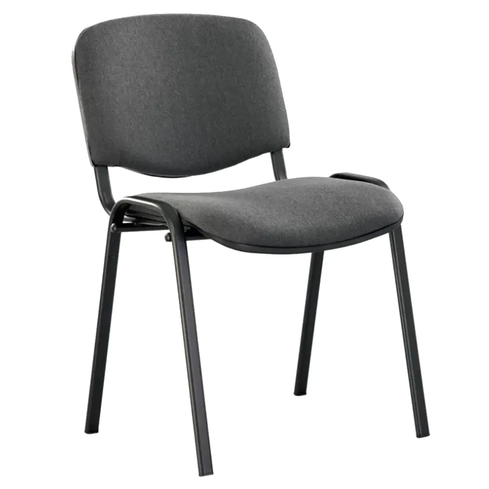 Конферентен стол Iso Black C – тъмносив (Cagliari C38)
