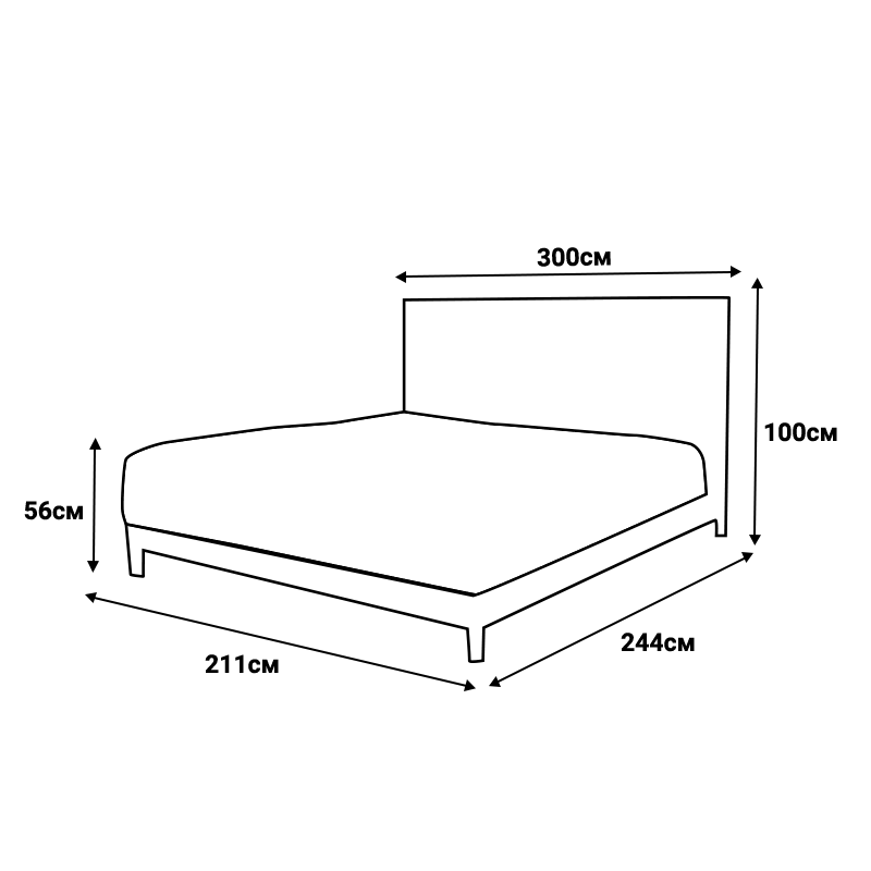 Тапицирана спалня с матрак BUMBY 160 x 200 - антрацит 13, снимка 4