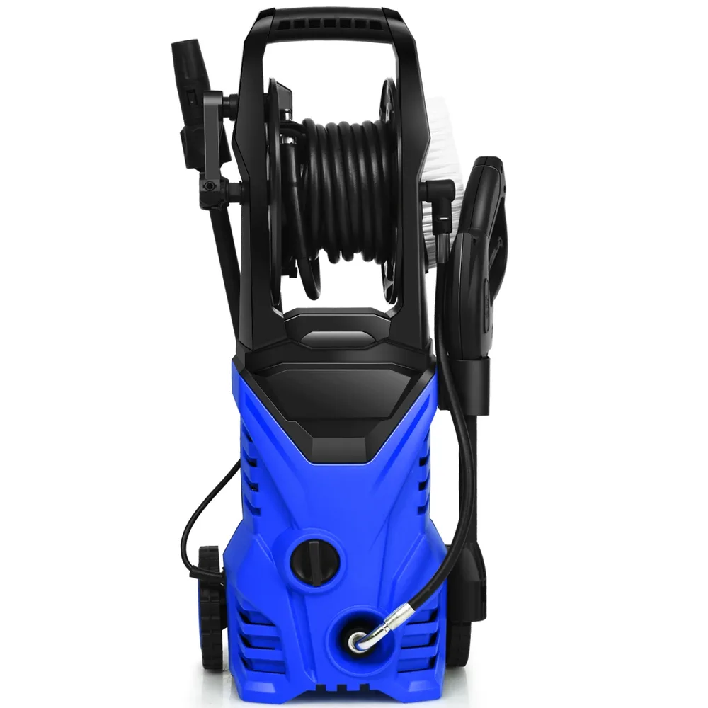 Водоструйка 1400 W с аксесоари и налягане 140 бара, синя, снимка 5