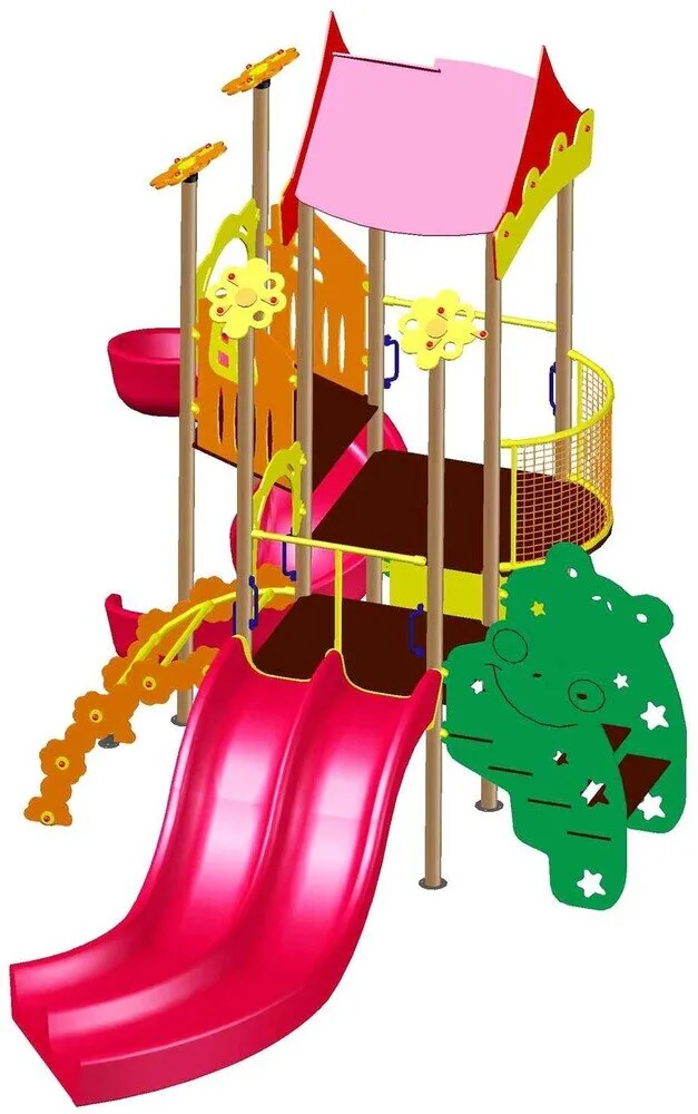 Комбинирано детско съоръжение FROG PS0042