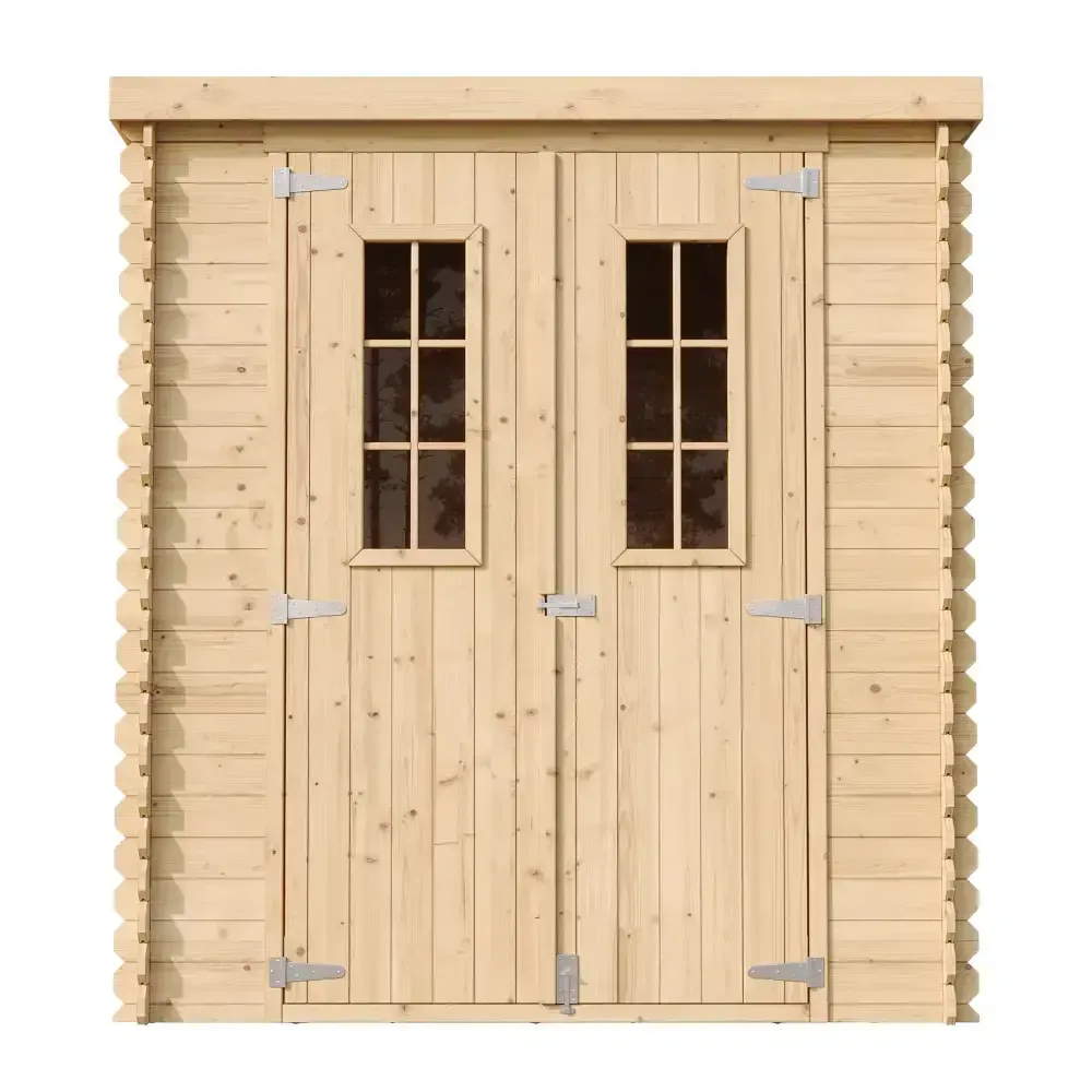 Дървена барака без под – 200 × 200 см – 4 м², снимка 2