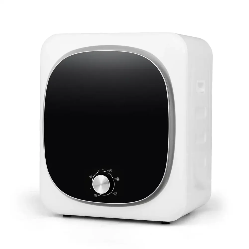 Компактна сушилня 2,5 кг, 800 W, с 5 програми и барабан от неръждаема стомана