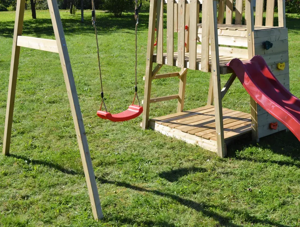Кула Junior Activity с пързалка, пясъчник и една люлка, снимка 8