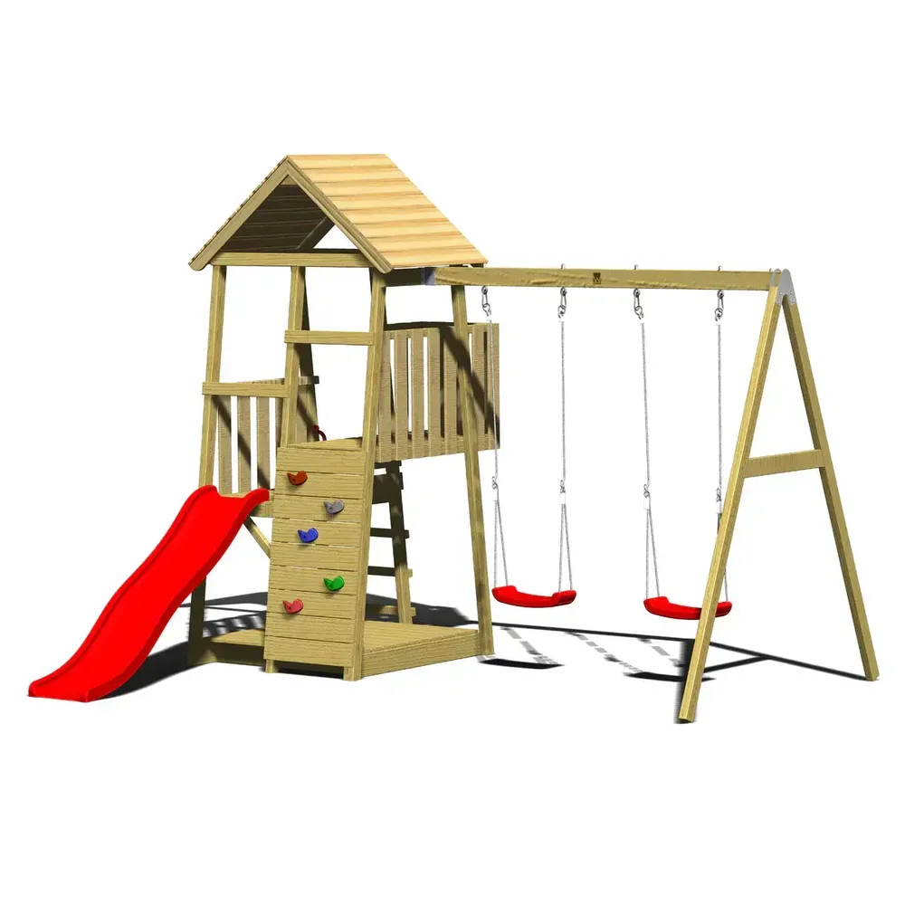 Кула Junior Activity с пързалка, пясъчник и двойна люлка, снимка 2
