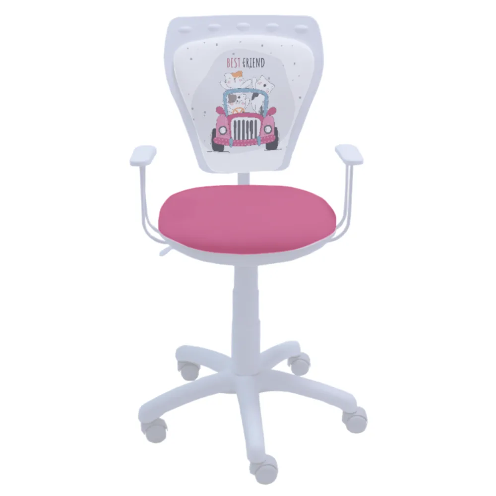 Детски стол Ministyle White Best Friends
