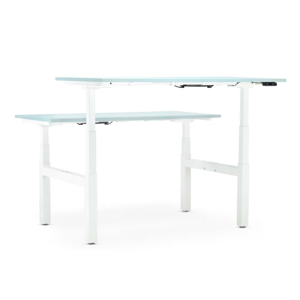 Двойно бюро eUP3 WORKBENCH с електрическа регулация, снимка 10