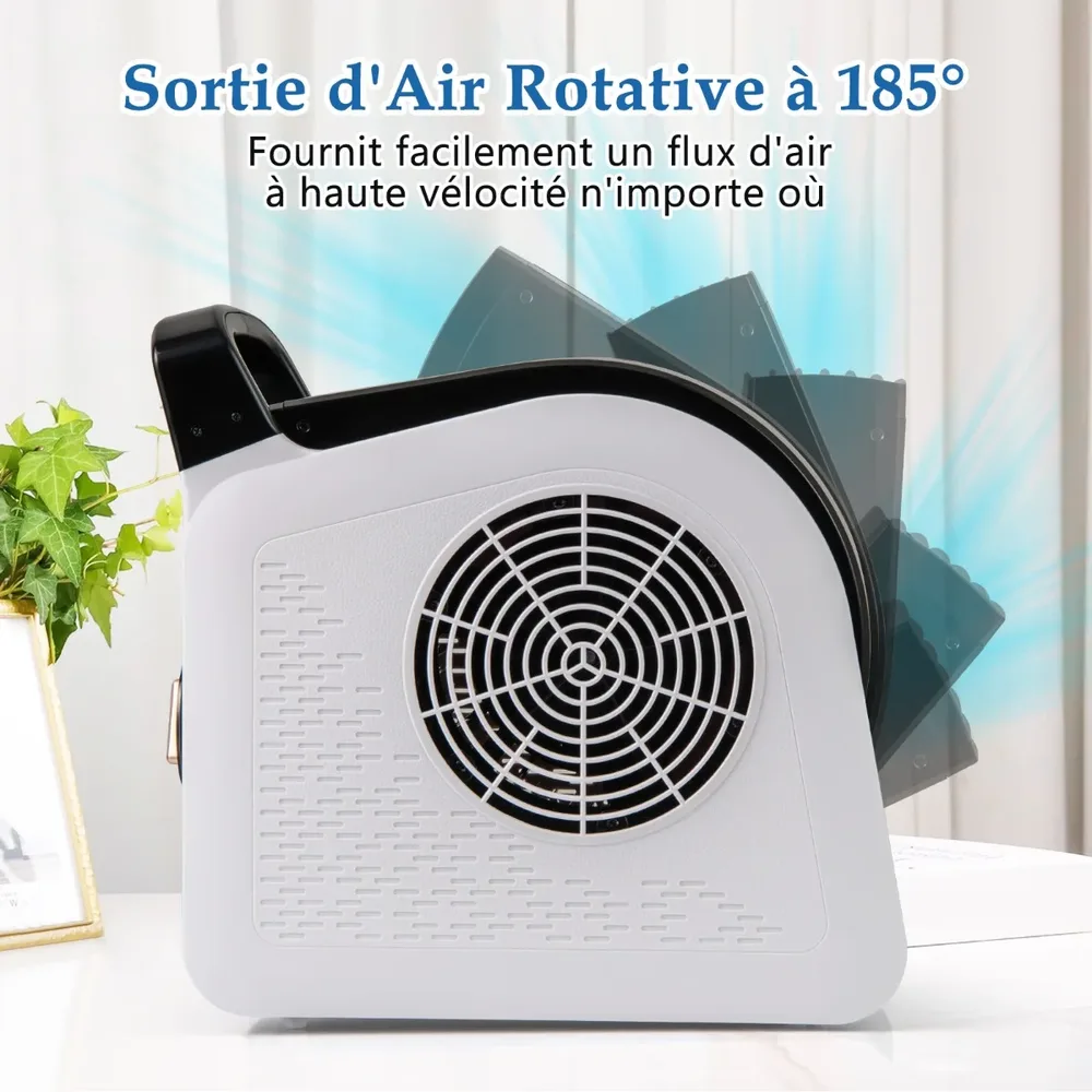 Мощен вентилатор-духалка с 3 скорости и въртяща се на 185° глава, 130 W, 552 м³/ч, снимка 2