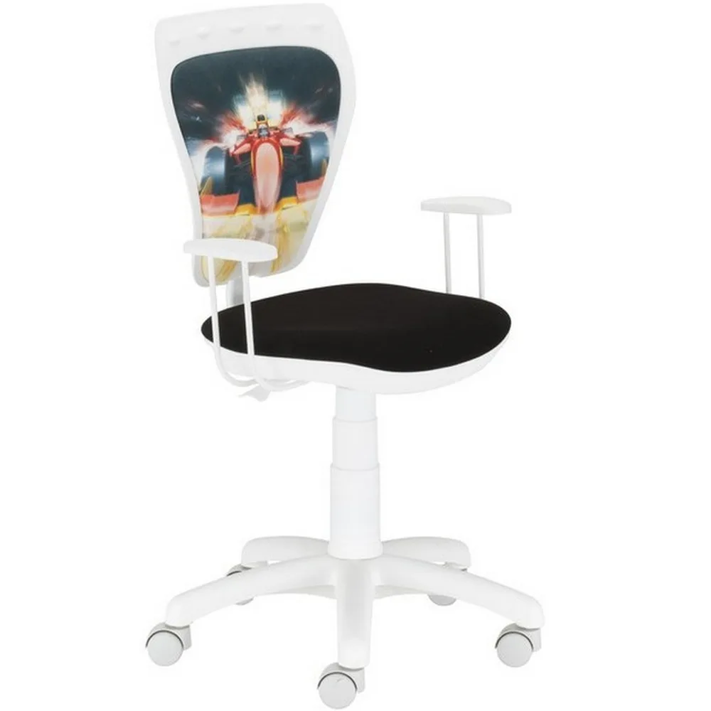 Детски стол Ministyle White – formula 1 white