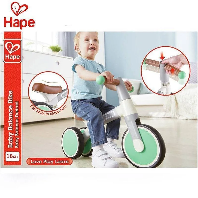 Първо балансиращо колело Hape Vespa, Светло зелено, снимка 5