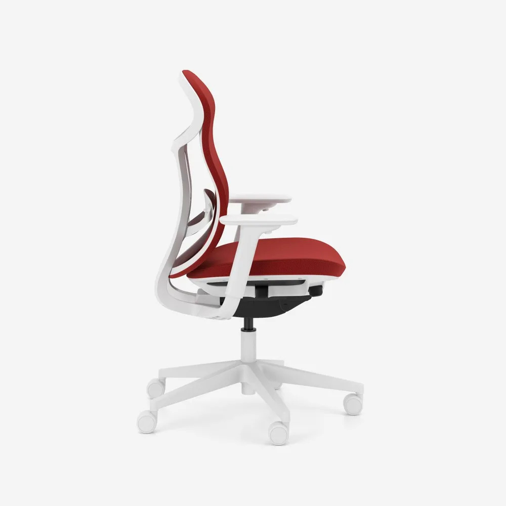 Работен стол Prox MESH WHITE, снимка 3