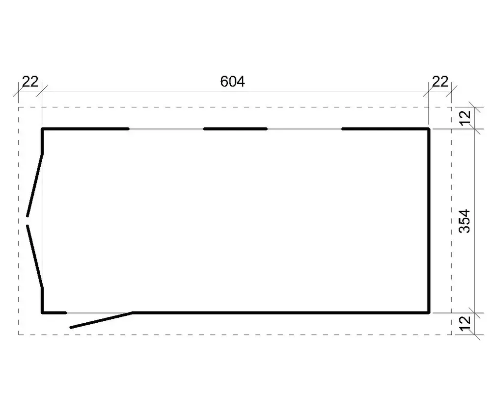 LP® SmartSide® панелен гараж – 354 × 604 см – 21 м², снимка 8