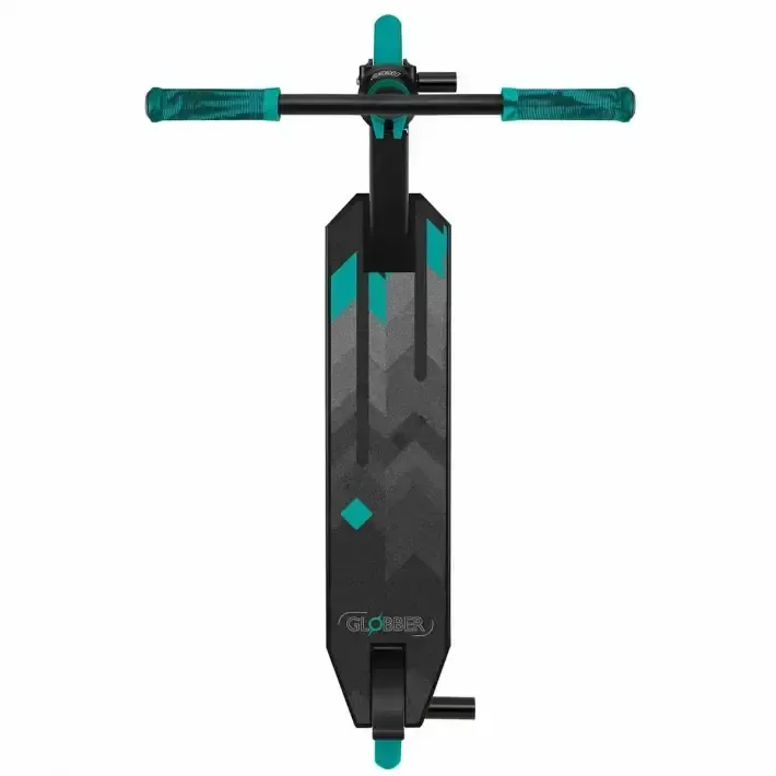 Тротинетка за трикове Globber GS 540 - черна/тюркоаз, снимка 4