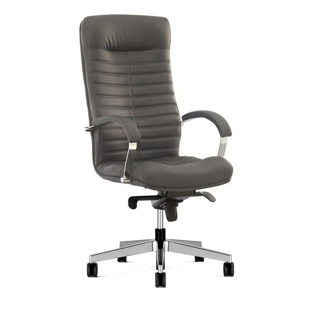 Мениджърски стол Orion Steel Leather SD – тъмнокафяв (LE01), снимка 7