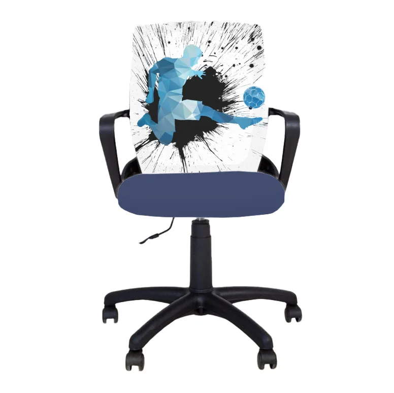 Детски стол Fly Black Football Dark Blue