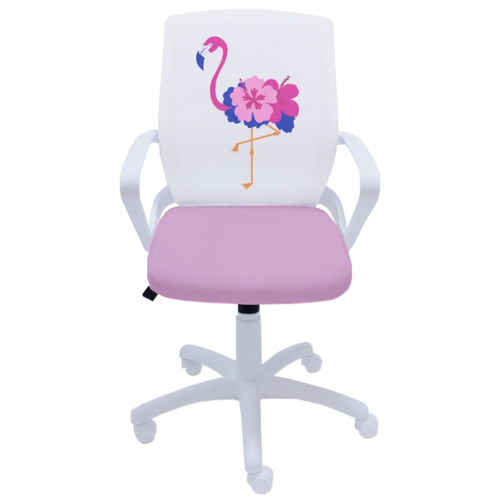 Детски стол Fly White Flamingo Flower