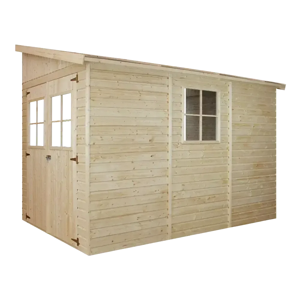 Барака с под - 201 × 297 см – 6 м²