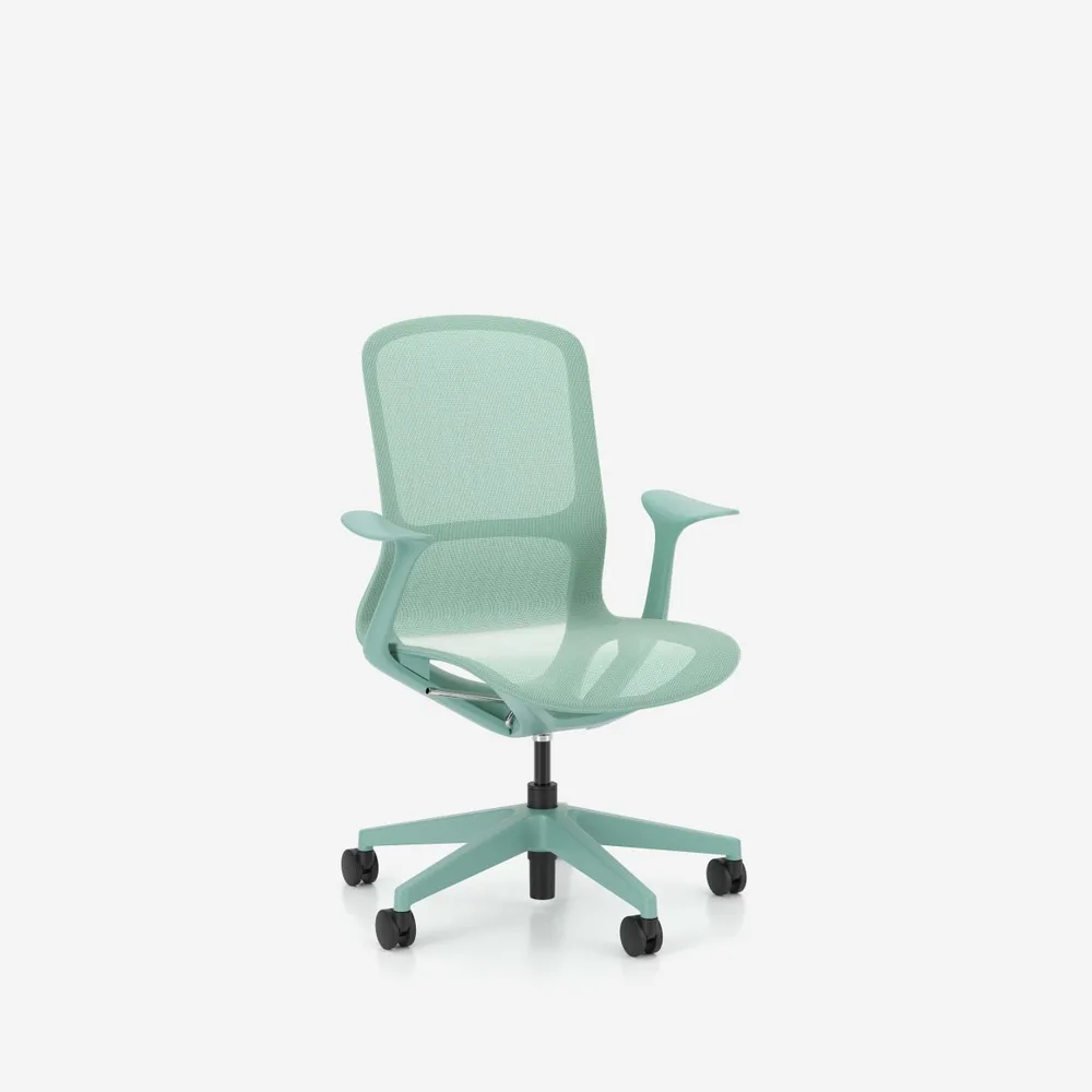 Работен стол Airi Mesh – JM51 Black, снимка 2