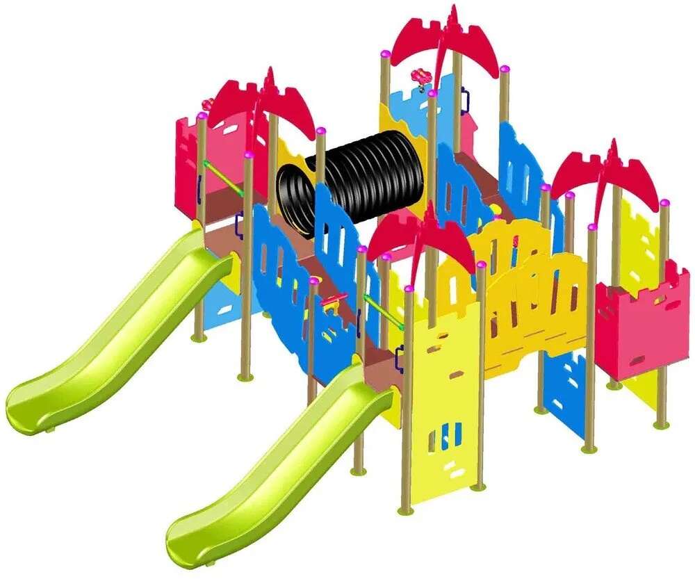 Комбинирано детско съоръжение KING OF THE CASTLES PS0015