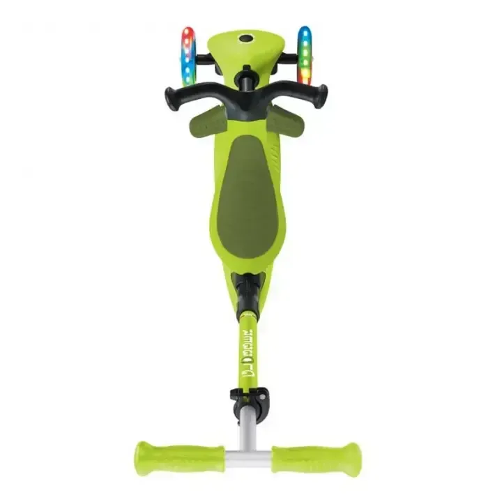 Сгъваема тротинетка с родителски контрол 5 в 1 Globber Go Up Active Lights, лайм, снимка 8