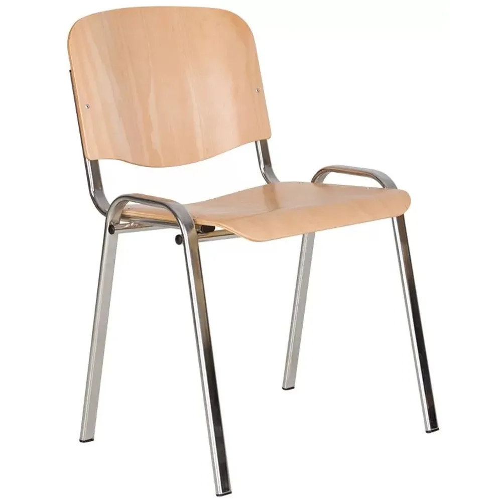 Конферентен стол Iso wood chrome