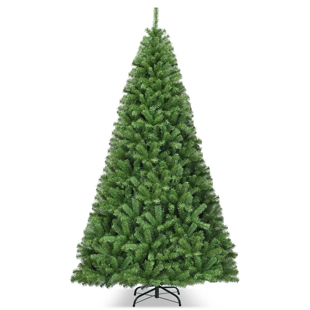 Изкуствена коледна елха с клони на панти, PVC, 274 см