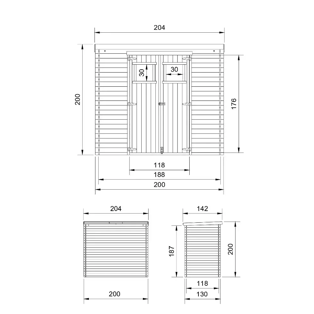 Барака - 200 × 130 см – 2 м², снимка 6