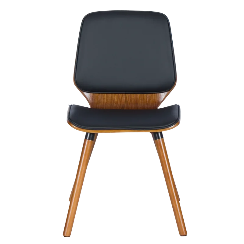 Трапезен стол Carmen 9977 - орех / черен, снимка 2