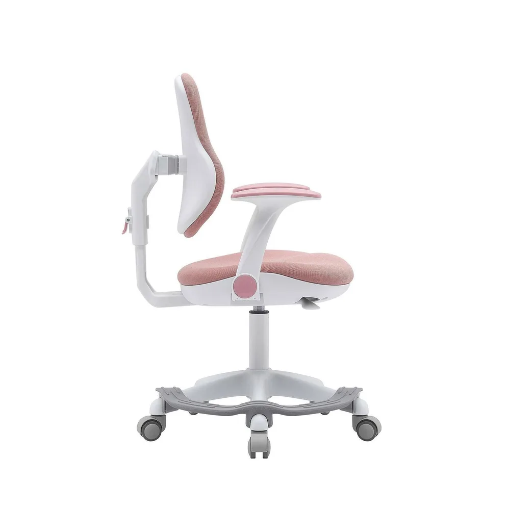 Детски стол RFG Ergo Cute White, текстил, до 100 kg, розов, снимка 3
