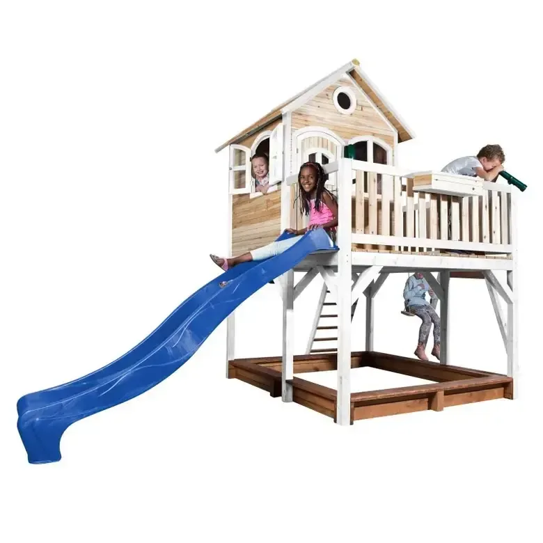 Мега Къща Liam, Axi с катерушка и 1 люлка - Blue Slide, снимка 6