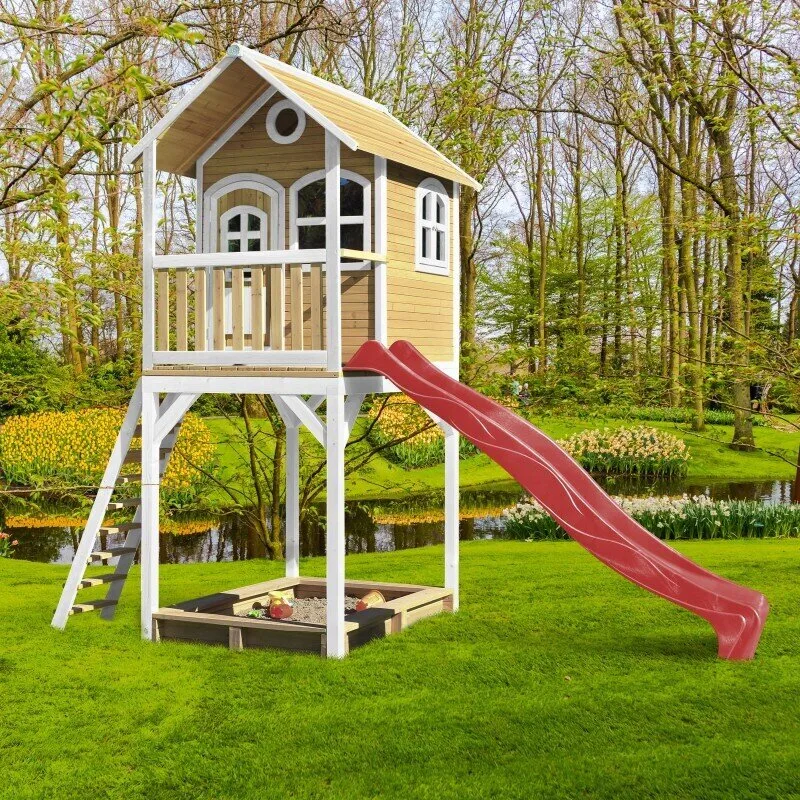 Къща за игра Romy, AXI с пясъчник, Red Slide, снимка 2