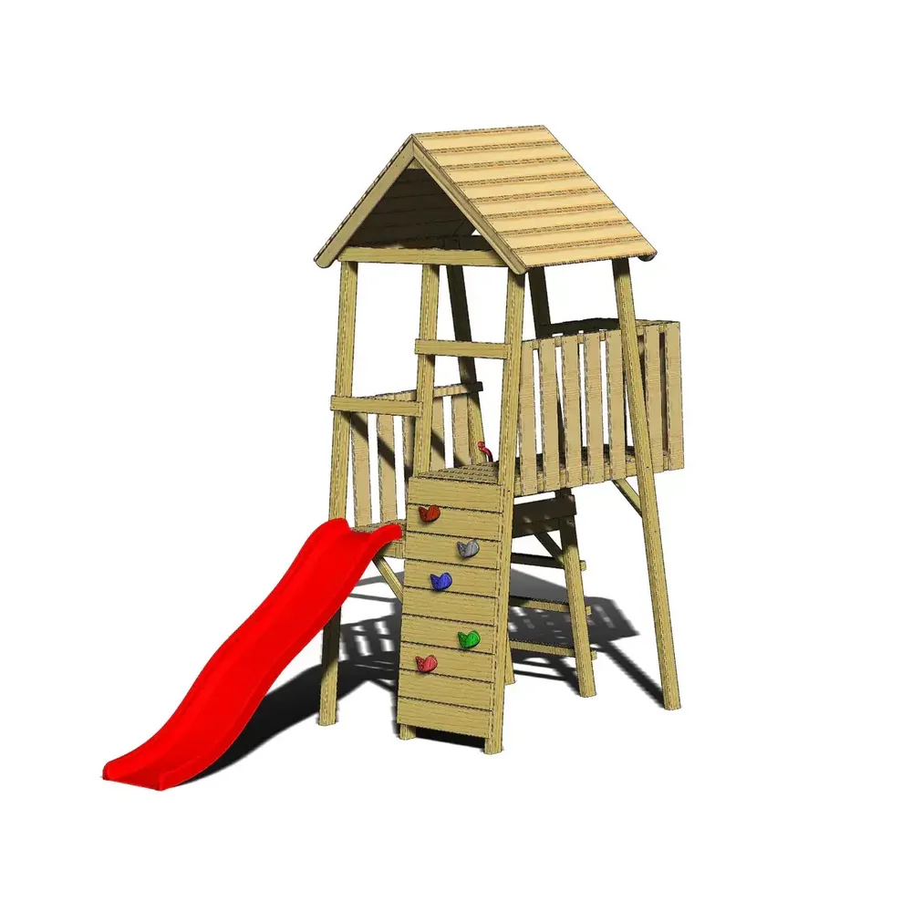 Кула Junior Activity с пързалка 90 см. и стена за катерене, снимка 4