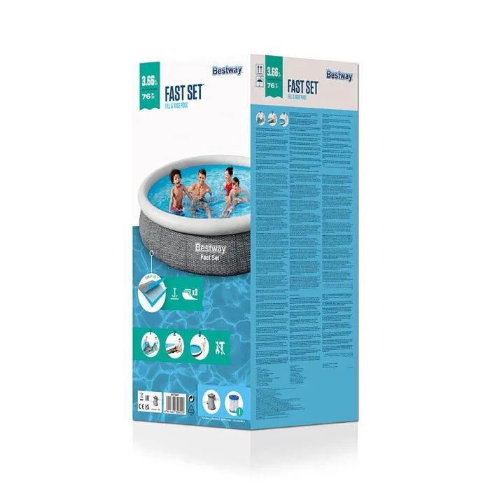Басейн 366 × 76 c филтърна помпа Bestway, модел 57445