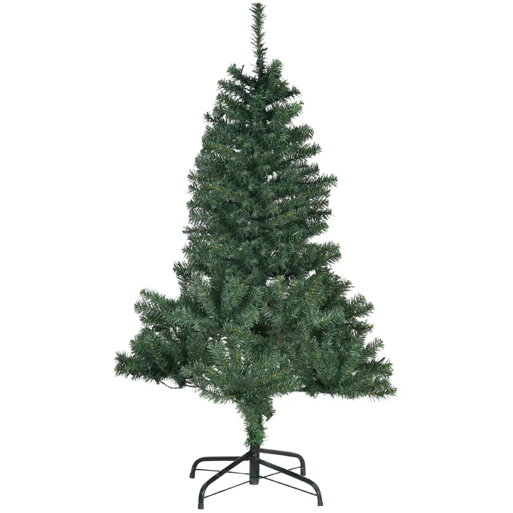 Изкуствена коледна елха със светещи LED вериги, 120 см, снимка 8