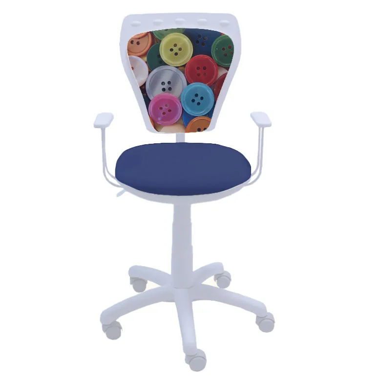 Детски стол Ministyle White Pearl Buttons