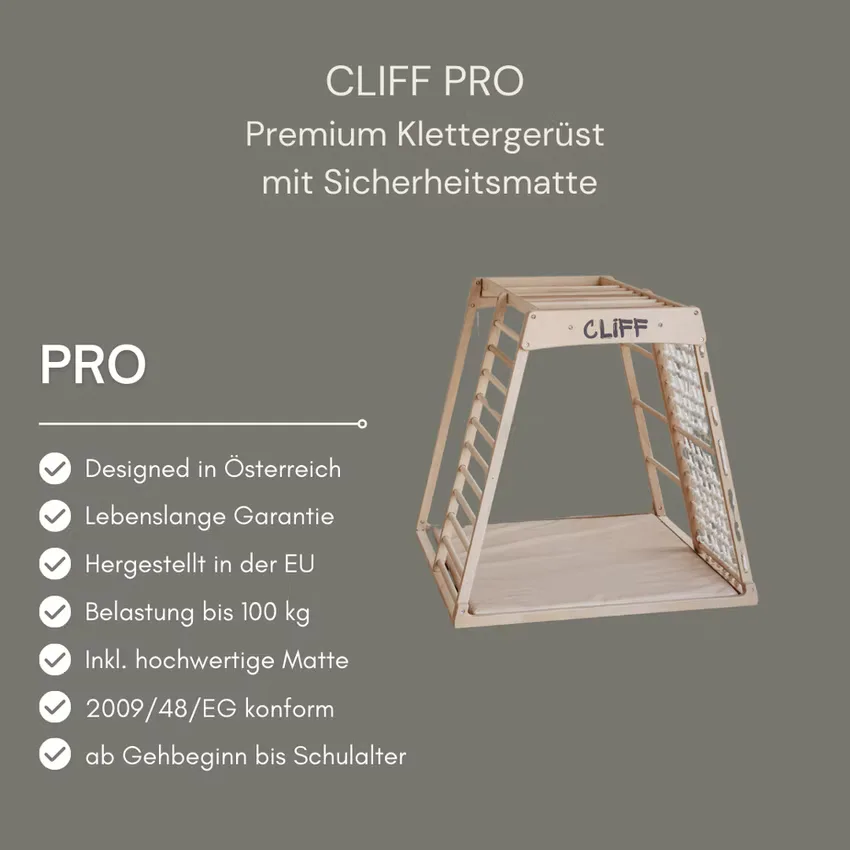 CLIFF PRO Premium дървена катерушка - White, снимка 5