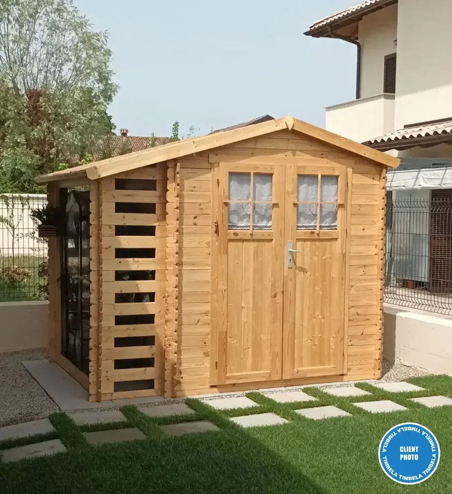 Барака с навес - 256 × 200 см – 5 м² – код TTM386F, снимка 4