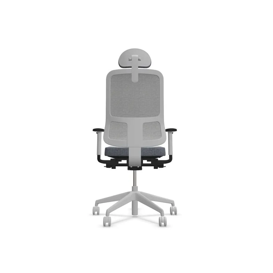 Работен стол Utila Grey Mesh HRUA3, снимка 3