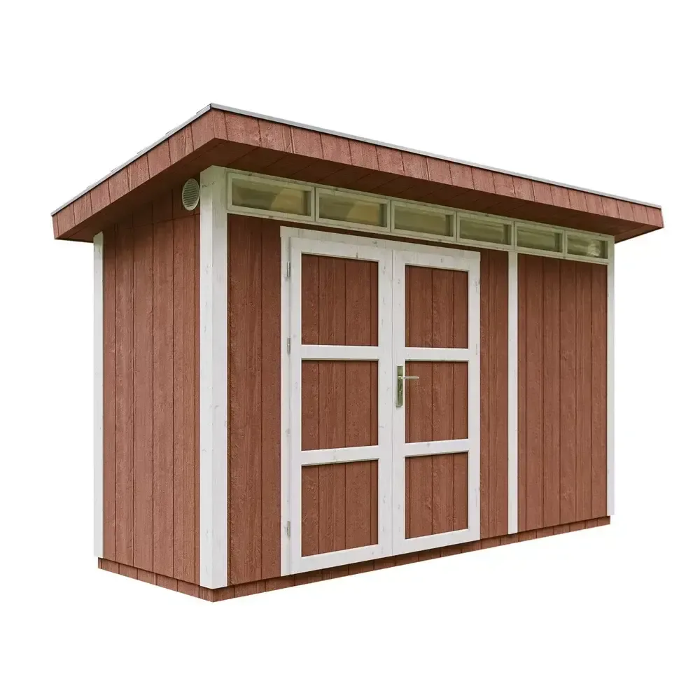 LP® SmartSide® панелен навес – 118 × 368 см – 4 м² – Redwood Red