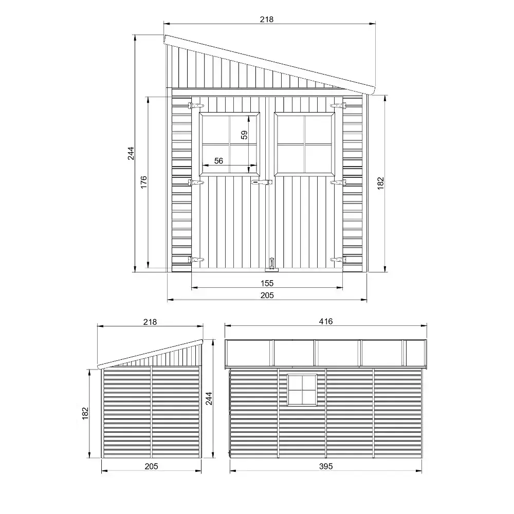 Барака - 205 × 395 см – 8 м², снимка 5